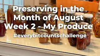 #everybitcountschallenge Week 2, August 2023