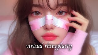 VIRTUAL RHINOPLASTY! Desired Nose! Affirmation Meditation Supraliminal Subliminal