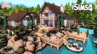 Summer Vacation Home | The Sims 4 Stop Motion Speed Build | NO CC