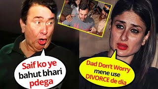 Kareena Kapoor's Divorce Shocking Truth Revealed by Father Randhir Kapoor