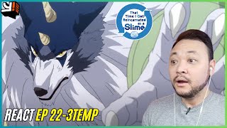 FUSÃO DE GOBTA E RANGA! React Tensei Shitara Slime Datta Ken Ep 22 Temproada 3