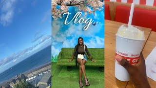 LIVING IN UK #17| Visiting another YouTuber! + Creating content| Amo foot + Fanka review| MonnyLagos