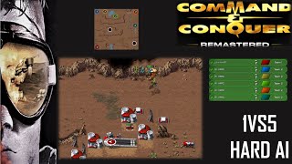 /Command & Conquer Remastered/ (Skirmish) 1VS5 HARD AI  I Desert Madness  I