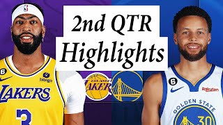 Golden State Warriors vs. Los Angeles Lakers Full Highlights 2nd QTR | Oct 7 | 2023 NBA Preseason