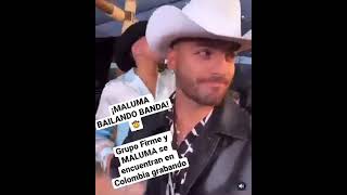 🔥Grupo Firme y MALUMA se encuentran en Colombia grabando los videos que grabaron a dueto🔥😎