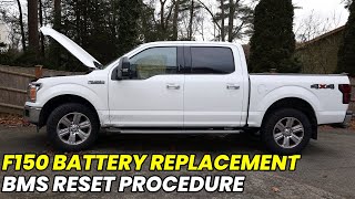 F150 Battery Replacement & BMS Reset (Battery Management System) 2015-2022