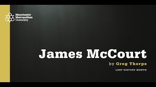 LGBT History Month: James McCourt by Greg Thorpe