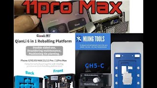 فتح واعادة لحام 11pro max open and soldering for iPhone 11 pro maxSponsored by Qianli 6in1and Mijing