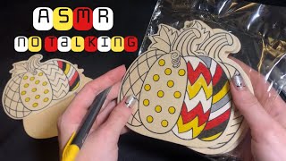 ASMR | WORKING WITH WOOD & SHARPIES | NO TALKING 1 HR PLASTIC CRINKLY TINGLES