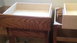 Staining cabinets