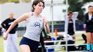 Sports highlights Utah State college Women's high jump