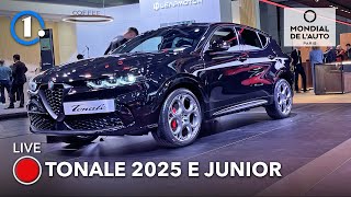 Gli INTERNI senza cambio dell’Alfa Romeo TONALE 2025 e la JUNIOR ibrida