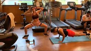 Sara Ali khan hard workout 2021