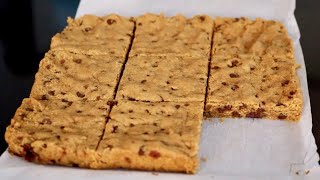 Healthy Chocolate Chip Cookie Bars