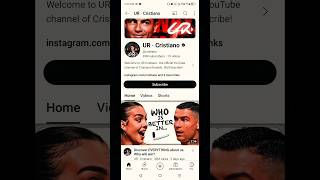 Cristiano Ronaldo ♥️ cr new YouTube channel #ronaldo #shorts #cristianoronaldo