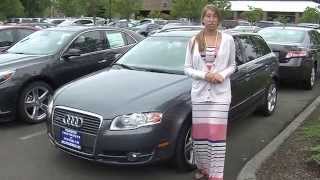 Virtual Video Walk Around of a 2006 Audi A4 2.0T Wagon at Michaels Chevrolet p2613