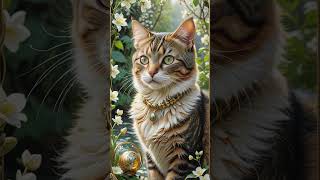 cats in flowers 10