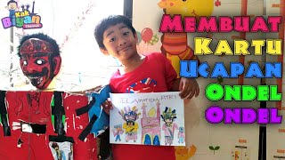 Menggambar dan Mewarnai Ondel Ondel | Tugas Home Learning Yang Menyenangkan ☺ Kak Biyan Vlog