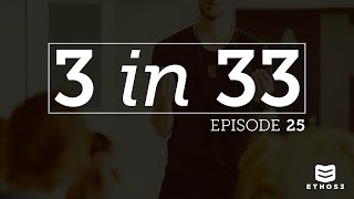 Scott Schwertly of Ethos3 - 3 in 33 - Episode 25 - Ways to Close a Presentation