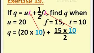 JHS MATH     EXERCISE 19