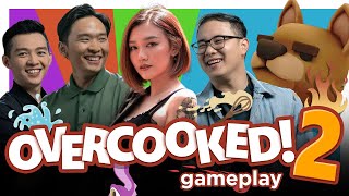 JinnyboyTV Team play Overcooked 2! (worst cooks)