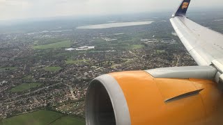 Icelandair B767-300(ER) takeoff from London Heathrow