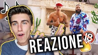 REAZIONE AL VIDEO CON JUSTIN BIEBER | I'm the One DJ Khaled