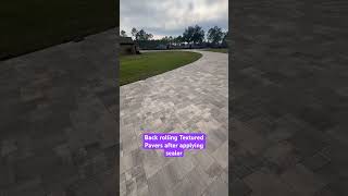 Paver Sealing #home #pressurewashing #diy #entrepreneur #paversealing #fypシ #fyp