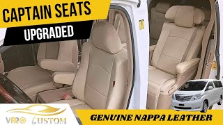 Upgraded Captain Seats of Toyota Alphard 2011 by VPRO Custom Inc.