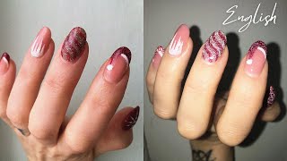 Doing my Nails for Christmas | Winter Nail Art