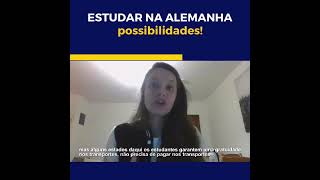 Possibilidades para estudar na Alemanha!