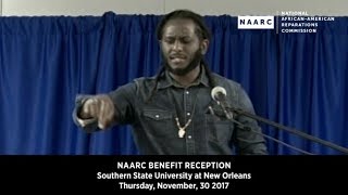 Michael Quess Moore, Spoken Word — Nat'l African American Reparations Commission's Benefit Reception