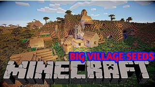 Best 6 BIG VILLAGE SEED in Minecraft Pe | Big Village Seed in Mcpe |Minecraft Videos