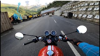 Road To Atal Tunnel || Royal Enfield Continental Gt 650 🚀|| RAW 4K POV || Raw Sound (Stock Exhaust)