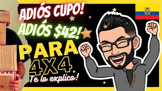 ✅ES OFICIAL!!! SE ELIMINA LA TASA DE $42 Y EL CUPO DE IMPORTACIONES PARA ECUADOR 🇪🇨 Te lo explico!!!