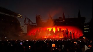 The Weeknd intro at Philadelphia #afterhourstildawntour #philadelphia