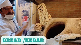 hot bread and kebab /beauty food