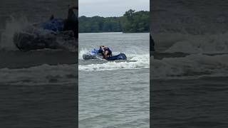 Old Man Rides Yamaha Jet Ski (Bad Driver)