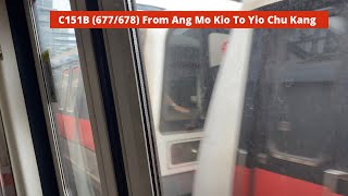 [Bypass][SMRT] C151B (677/678) from Ang Mo Kio to Yio Chu Kang