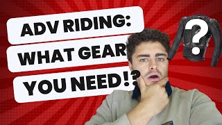 What gear do you need for Adventure Riding??? #adv #adventurebikerider #dualsport