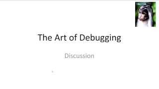 The Art of Debugging