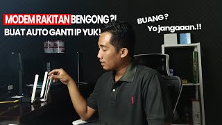 AUTO GANTI IP MODEM RAKITAN SUKA BENGONG - DELL - L860 - L850 MAMPIR SINI