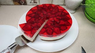 Клубничный торт БЕЗ ВЫПЕЧКИ Быстро просто и вкусно!//Strawberry cake NO BAKING // Delicious!