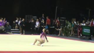 Uliana Perebinosova Floor Exercise 2016 Gymnix Junior Cup Team