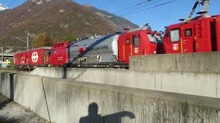 Speciale treno soccorso LRZ - #Melide e # Biasca