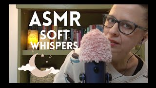 ASMR Super Soft Whispers for Sleep 😴🌙 Positive Affirmations, Unintelligible Whispers, Cozy Vibes