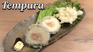 [Sushi-Tempura] frittierte Sushi zu Hause machen / 余った巻き寿司で天ぷら