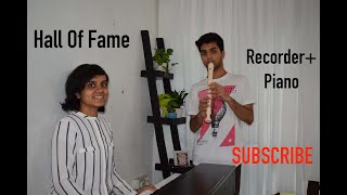 Hall Of Fame - The Script- Recorder + Piano Cover