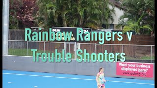 Rainbow Rangers v Trouble Shooters. Over 30 Womens Hockey. Gold