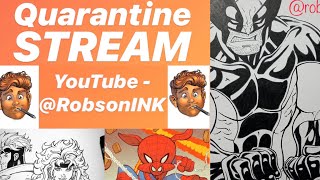 Quarantine Stream - Wolverine Inks - Marvel Artist Livestream!